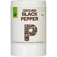 countdown black pepper ground 50g