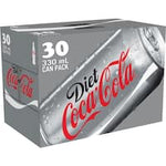 coca cola soft drink diet coke 30pk