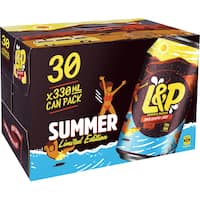 l & p soft drink lemon & paeroa 30pk