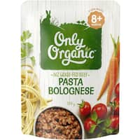 only organic stage 2 baby food pasta  bolognse 170g
