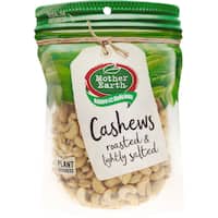 mother earth cashews roasted & salted 400g