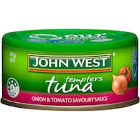 john west tempters tuna onion & tomato savoury sauce 185g
