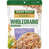 john west protein tuna rice, lime, lemongrass, chickp 220g