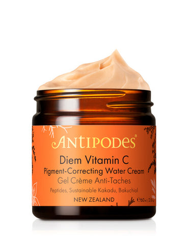 antipodes diem vitamin c pigment correcting water cream 60ml