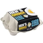 hens choice eggs half dozen barn mixed grade 6pk