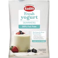 easiyo yoghurt base plain skimmers no fat 140g