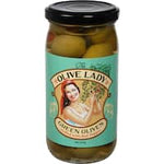 the olive lady olives stuffed green 360g