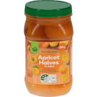 countdown apricot halves in juice 695g
