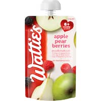 wattie's baby food 6+ months apple pear & berries 120g