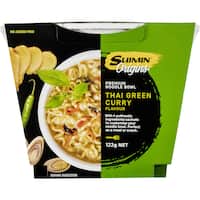 suimin instant noodles box thai green curry 122g