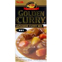 s & b asian hot golden curry sauce mix 92g