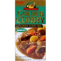 s & b asian med/hot golden curry sauce mix 92g