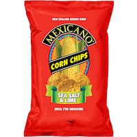 mexicano corn chips sea salt & lime 170g