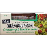 olina's gluten free crackers cranberry pumpkin 100g
