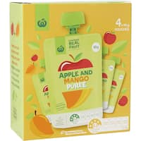 countdown fruit puree apple & mango 4pk