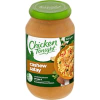 chicken tonight meal base cashew satay 500g