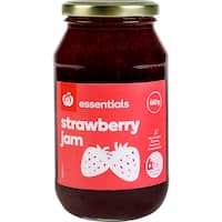 essentials strawberry jam  660g
