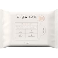 glow lab facial wipes  20pk