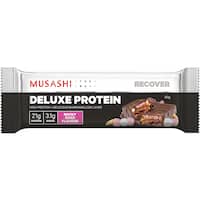 musashi deluxe protein nutrition bar rocky road 60g