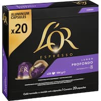 l'or espresso lungo profondo coffee capsules intensity 8 20pk