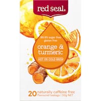 red seal fruit tea orange & turmeric hot and cold brew 20pk