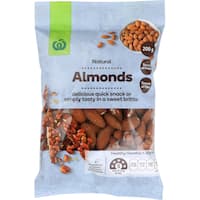 countdown almonds natural 200g