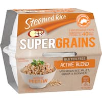 sunrice quick cups rice super grains active blend 2pk