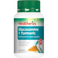 healtheries glucosamine & turmeric 60pk