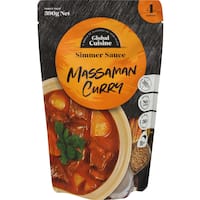 global cuisine simmer sauce massaman curry 390g