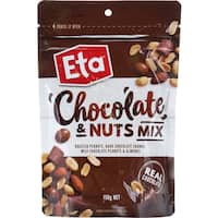 eta snack mix chocolate 150g