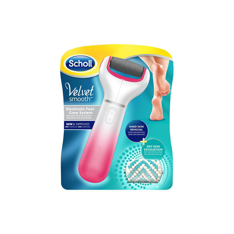 Scholl Scholl Velvet Smooth Electronic Foot Care System Pink