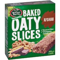 mother earth oaty slices muesli bars afghan 240g 6pk