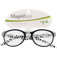 magnifeye reading glasses style f +1.00