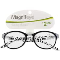 magnifeye reading glasses style f +2.25 1ea