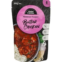 global cuisine coating butter chicken 390g