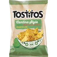 tostitos corn chips splash of lime 175g