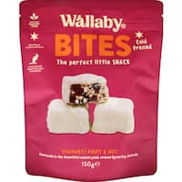 wallaby bites fruit & nut bites yoghurt coated gluten free 150g