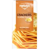 wellabys crackers cheese gluten free 100g