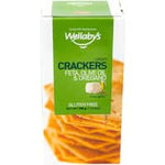 wellabys crackers feta & oregano 85g