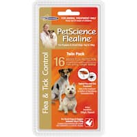 pet science flealine flea treatment small dog 67ml each 2pk