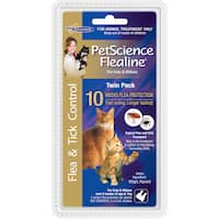 pet science flealine flea treatment cats 5mls 2pk