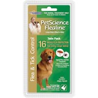 pet science flealine flea treatment large dogs 268mls each 2pk