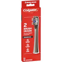 colgate proclinical electric toothbrush charcoal power heads 2pk