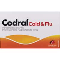 codral relief plus cold remedy decongestant 20pk