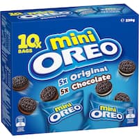 oreo creme filled mixed minis 230g