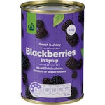 countdown blackberries in syrup 425g