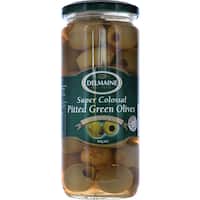 delmaine olives green pitted 470g
