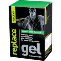 horleys replace gel nutrition formula lemon lime 38g 5pk