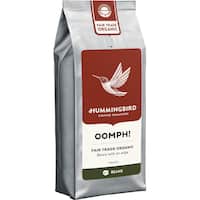 hummingbird oomph! fair trade organic whole coffee beans fresh 500g