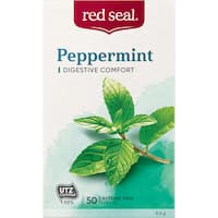 red seal herbal tea peppermint 50 bags